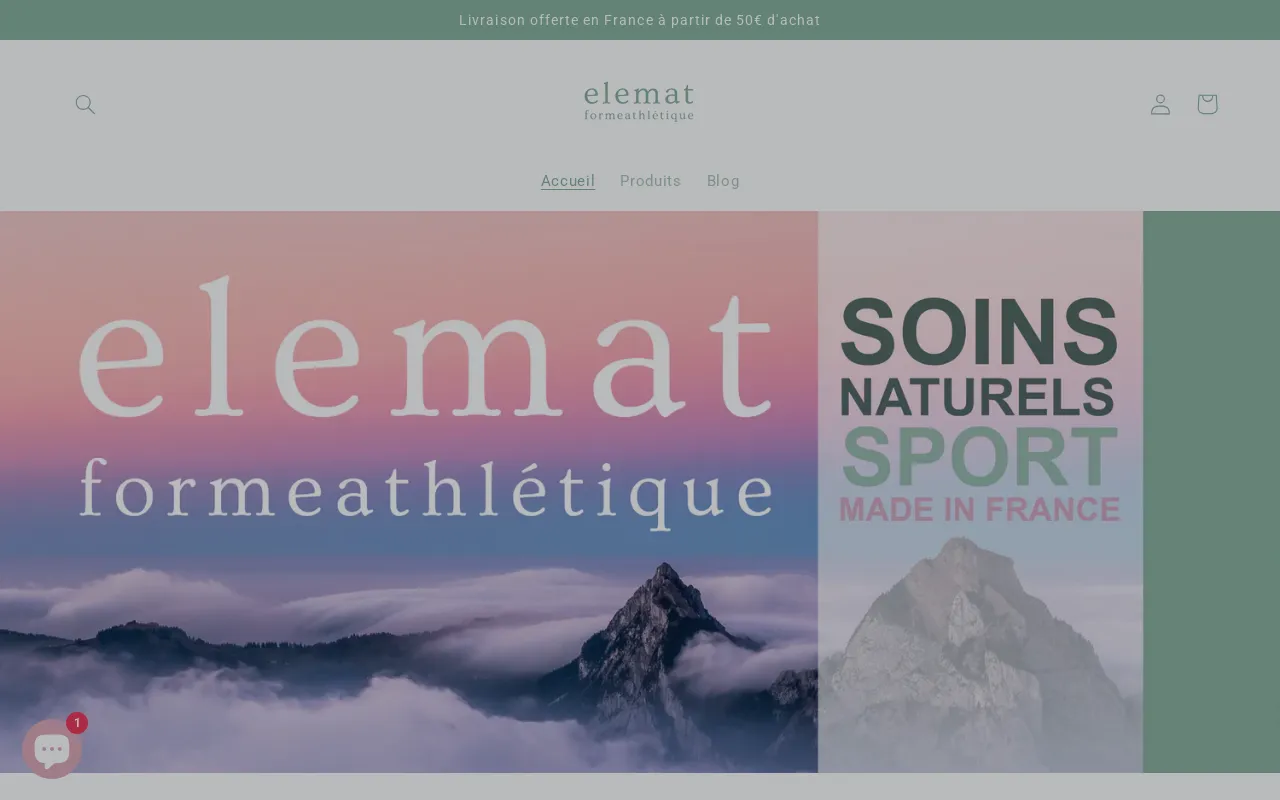 Elemat website screenshot