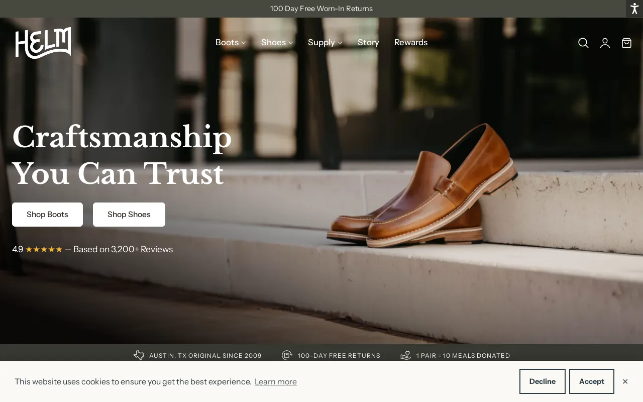 HELM Boots screenshot