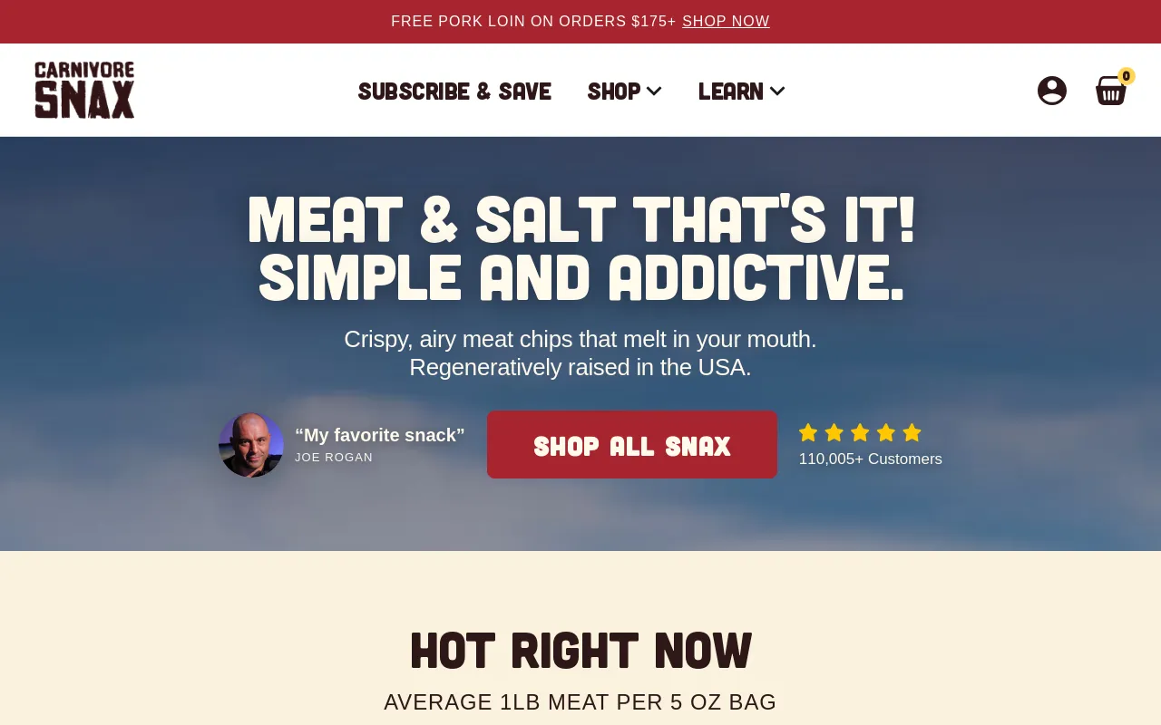 Carnivore Snax screenshot