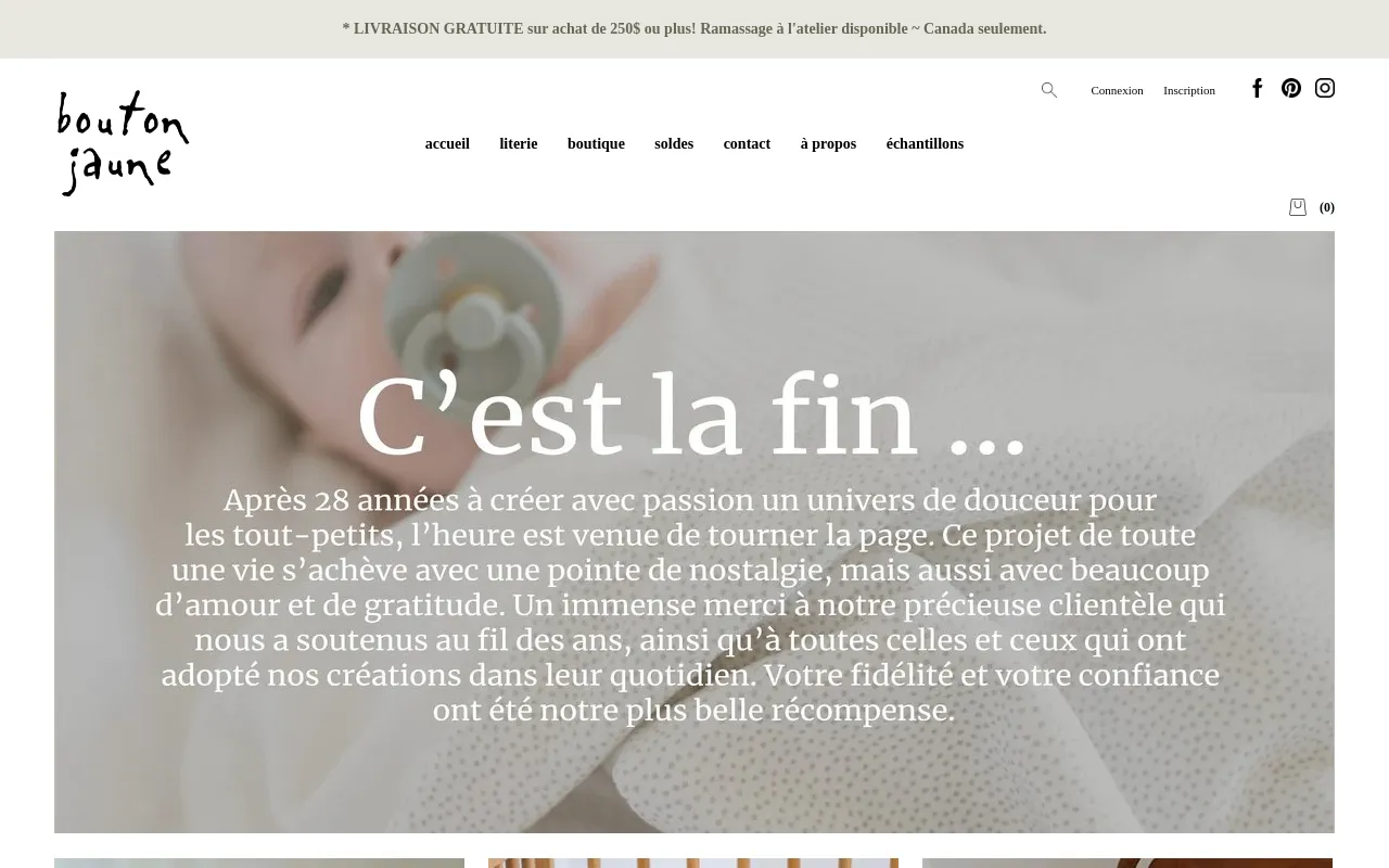 Boutique Bouton Jaune screenshot