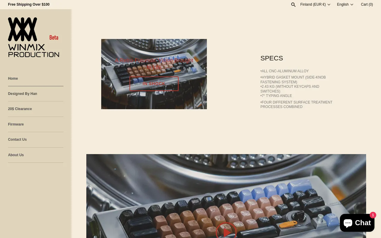 WINMIX Production screenshot
