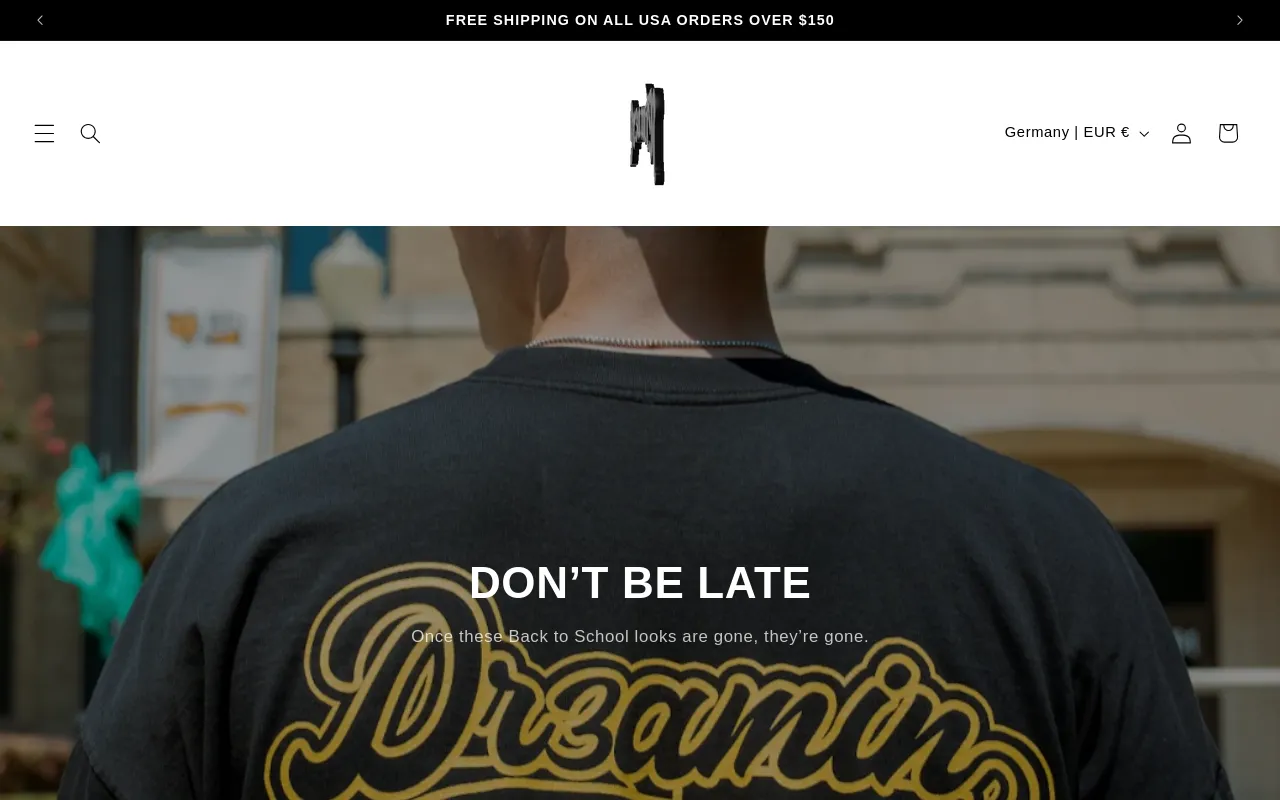 DR3AMIN CLOTHING screenshot