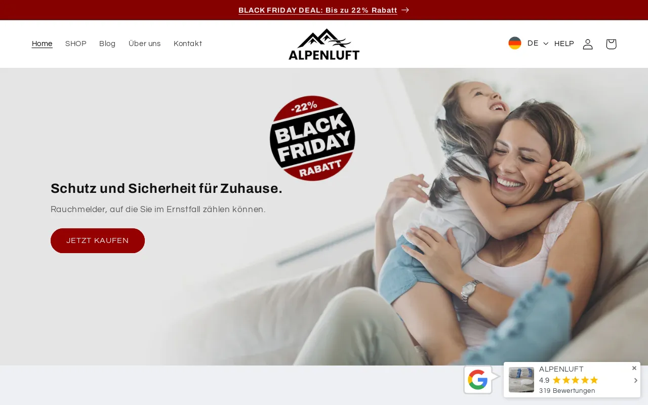 ALPENLUFT screenshot