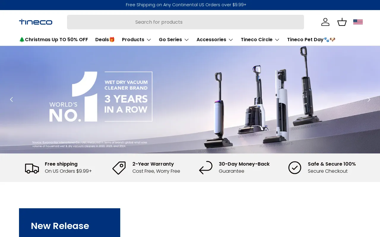 Tineco US screenshot