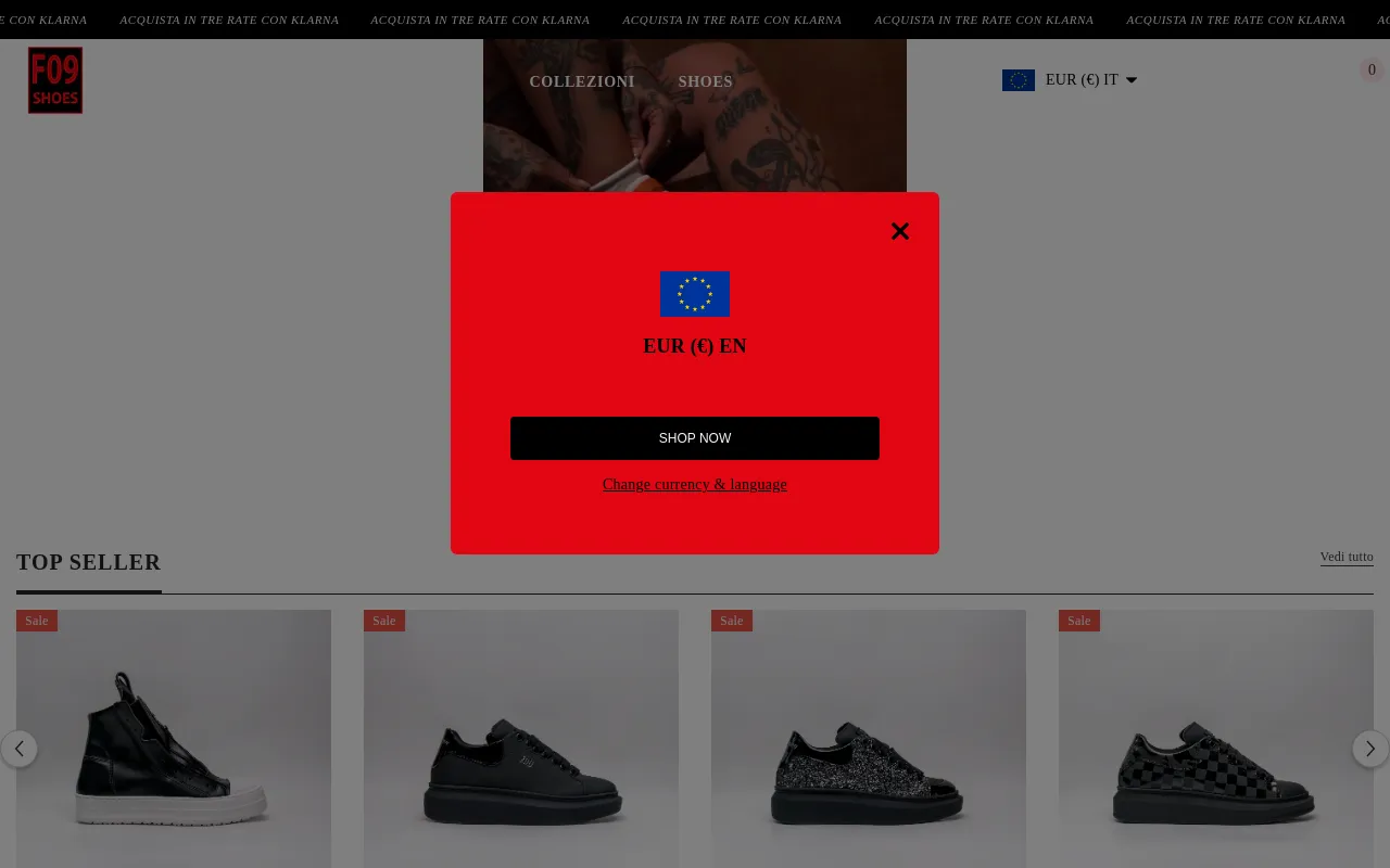 F09 Shoes screenshot