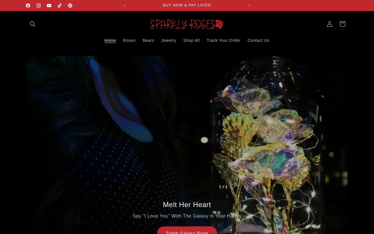 Sparkly Roses® screenshot