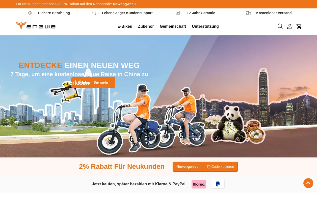 Bikes – ENGWE Offiziell screenshot