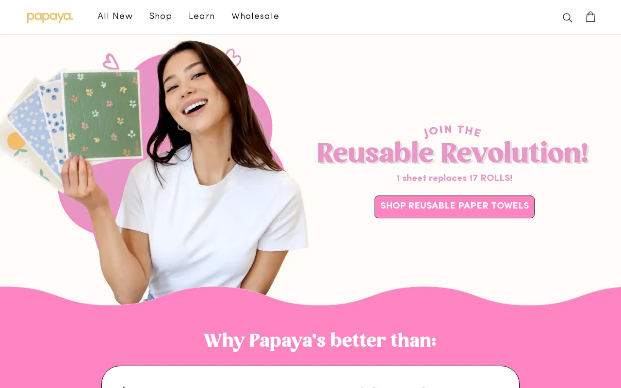 Papaya Reusables screenshot