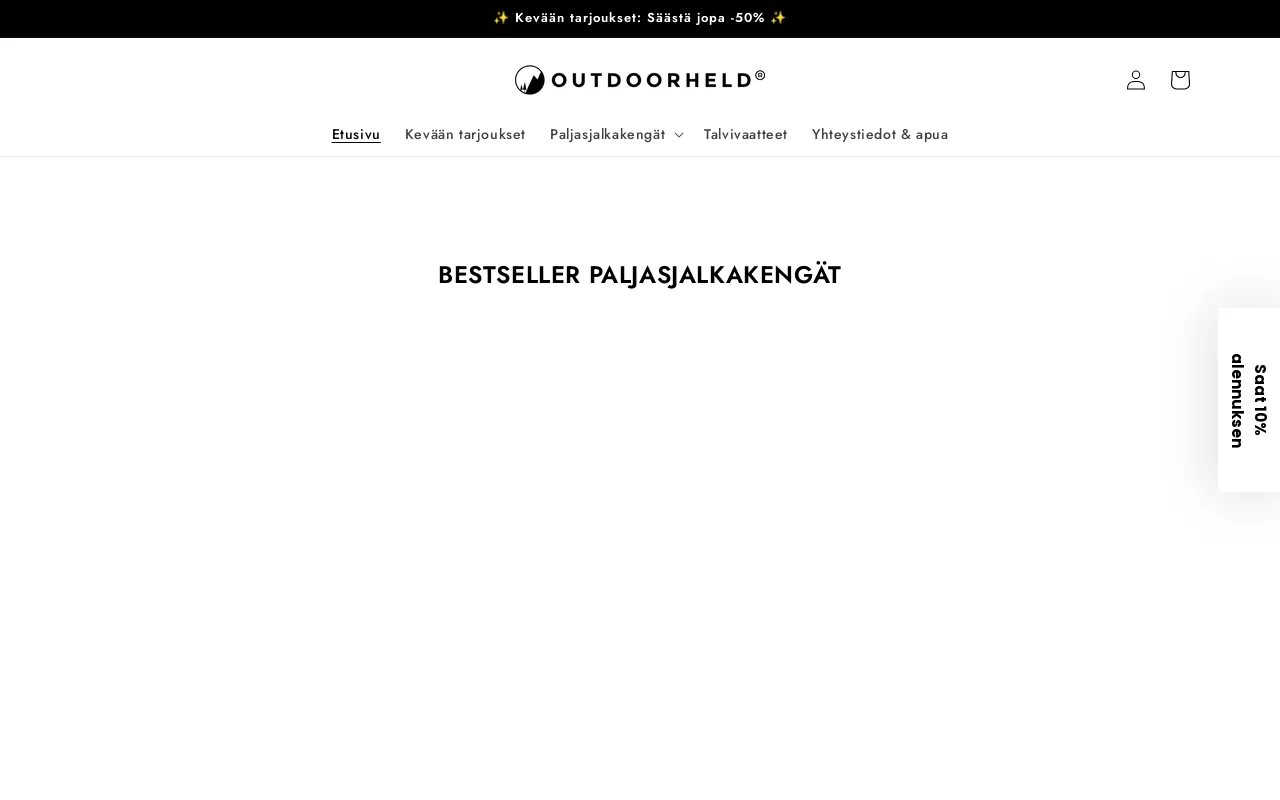 OutdoorHeld FI website screenshot