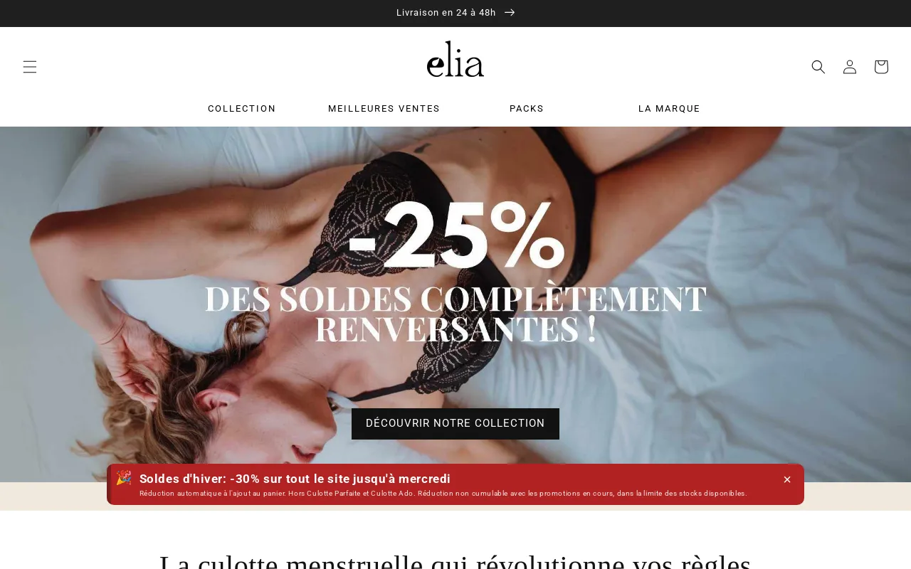 Elia Lingerie screenshot