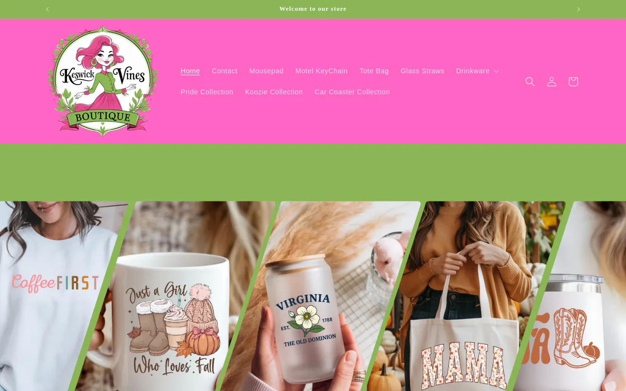 Keswick Designs website screenshot