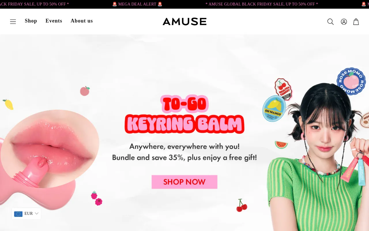 amuseseoulmakeup.com screenshot