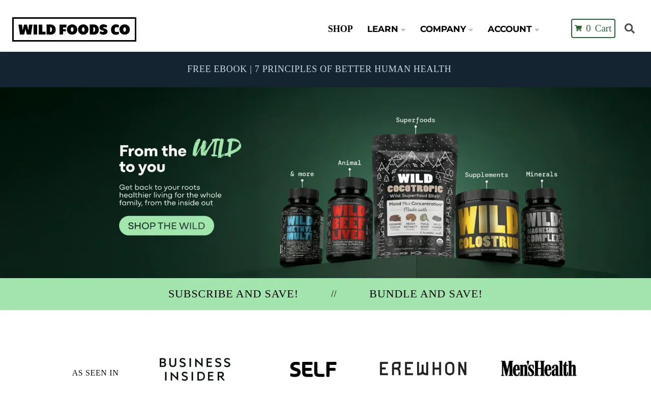 Wild Foods screenshot