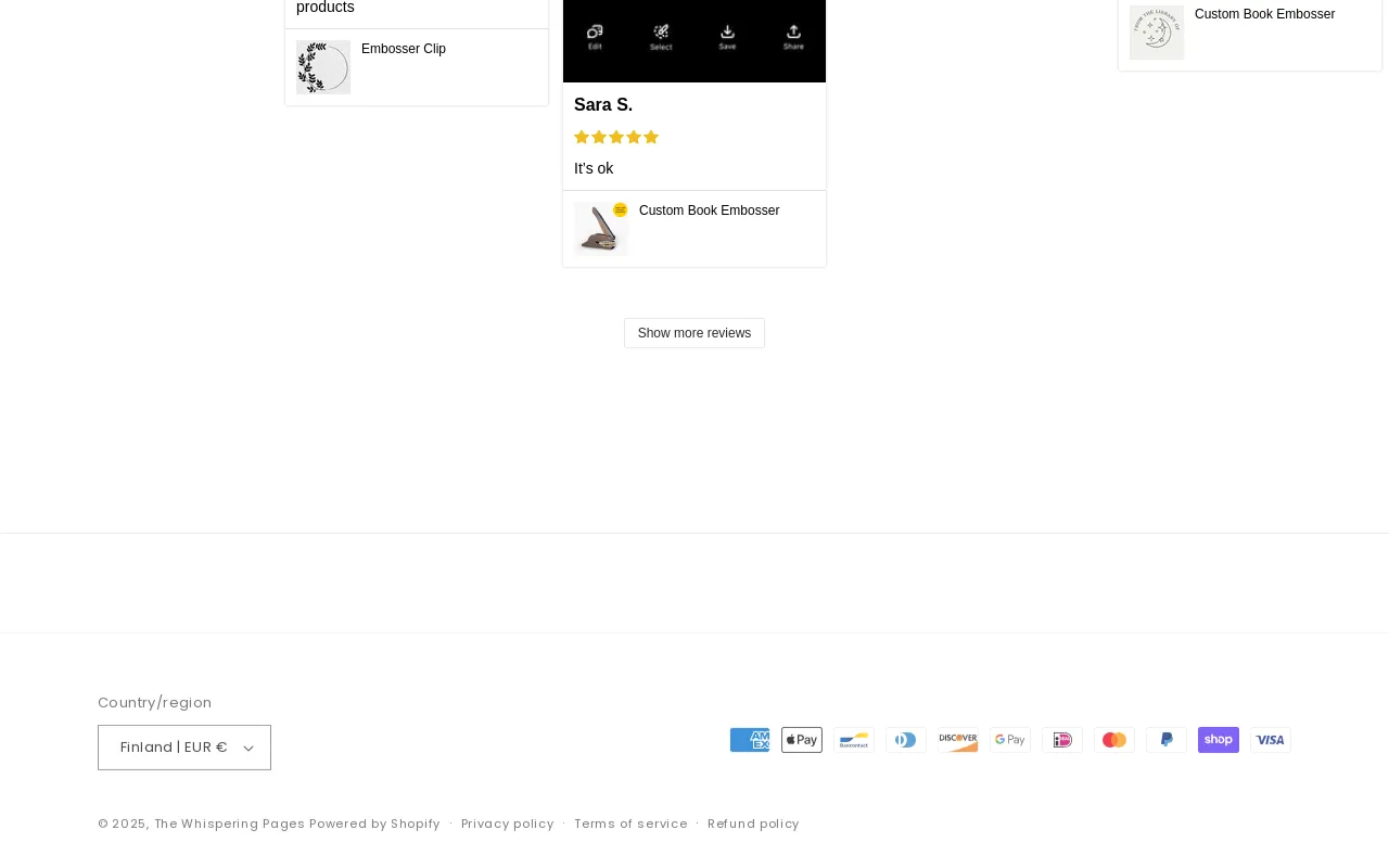 The Whispering Pages screenshot