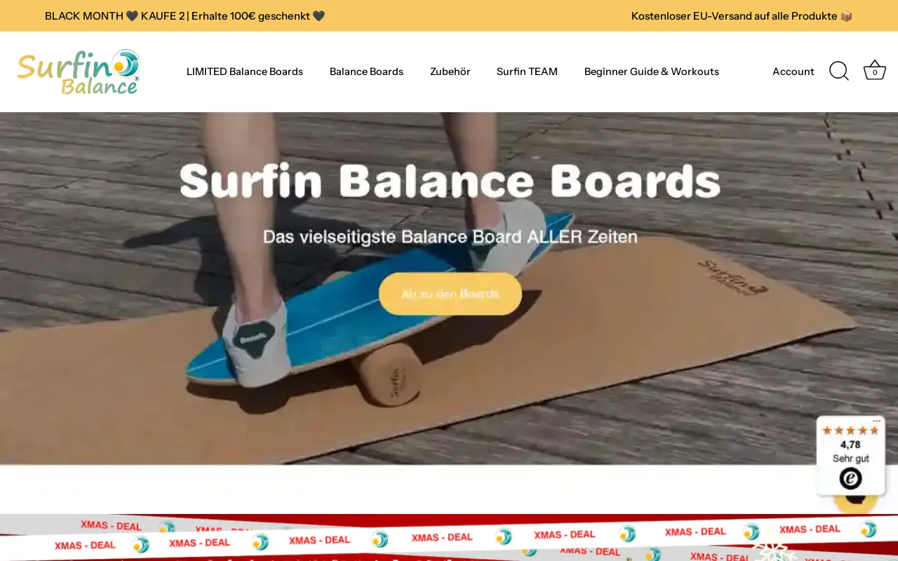 surfinbalance.net screenshot