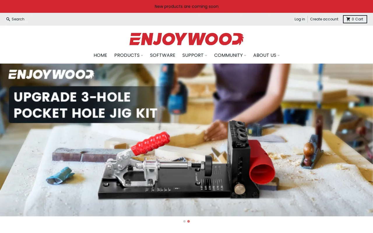 enjoywoodtool.com website screenshot