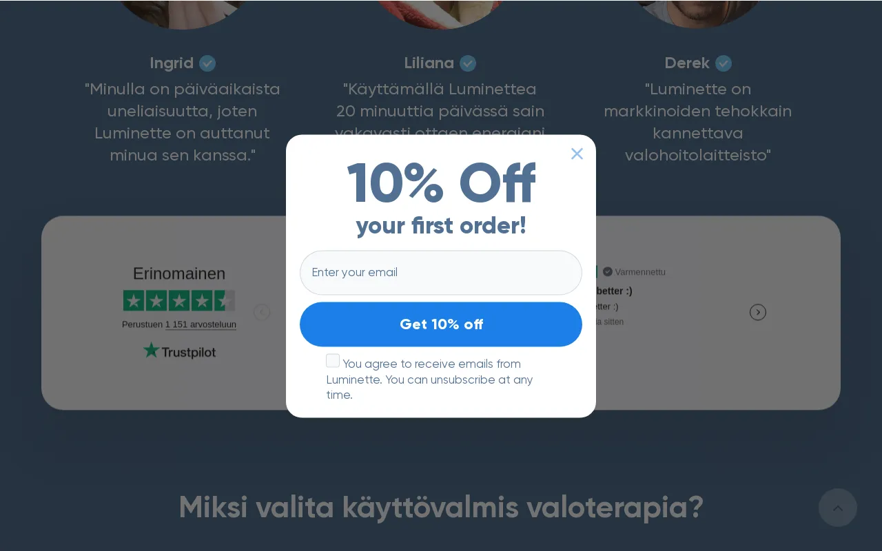 Luminette screenshot