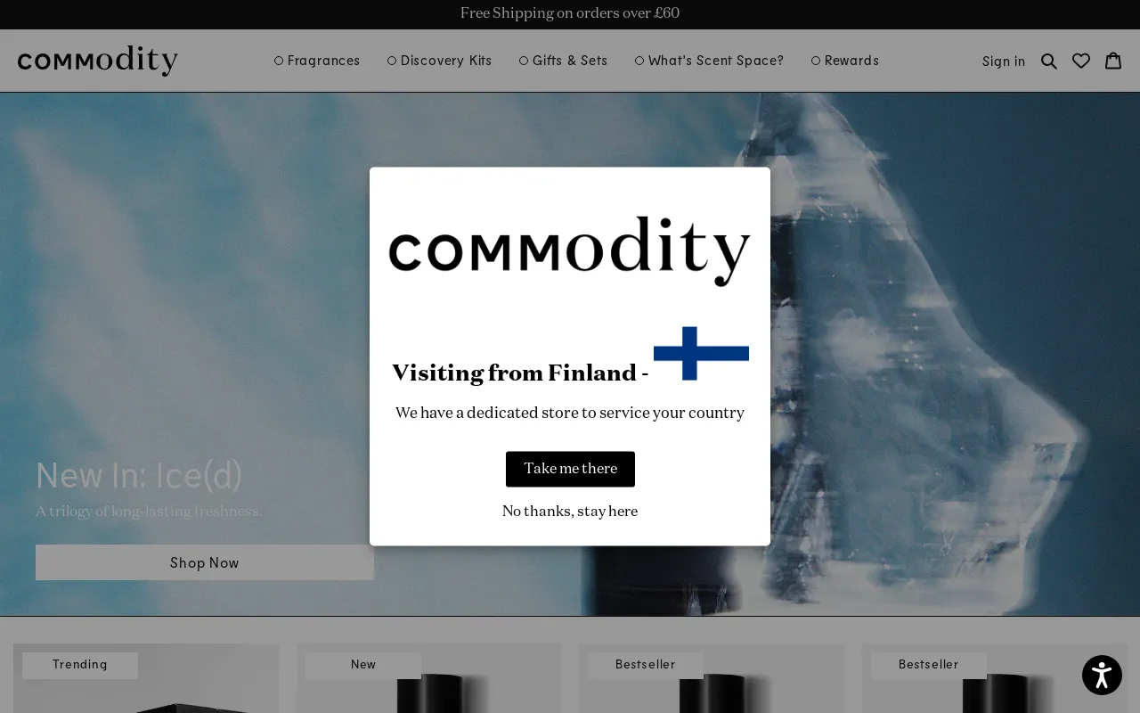 Commodity UK screenshot