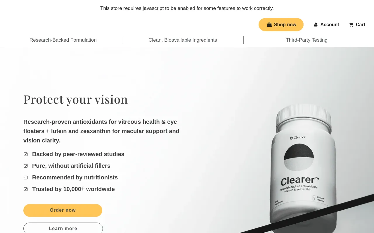 Clearer Eyecare screenshot