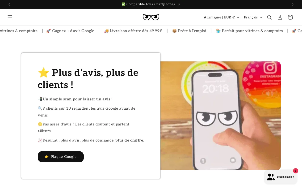 TapAvuE website screenshot