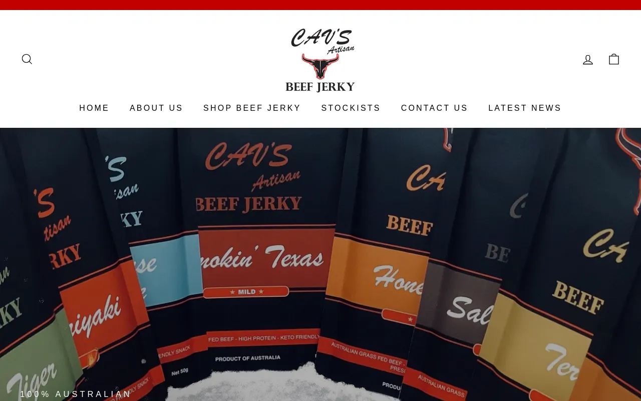 Cav's Artisan Beef Jerky screenshot