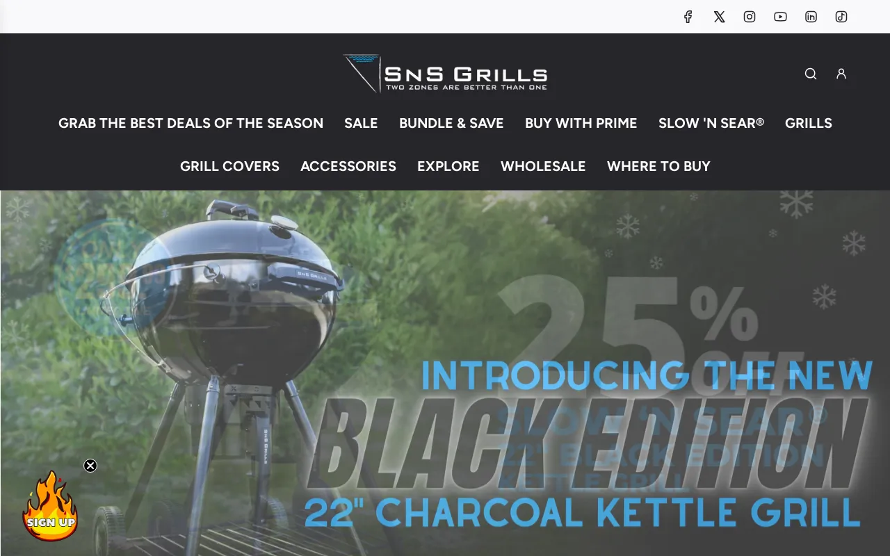 SnS Grills screenshot