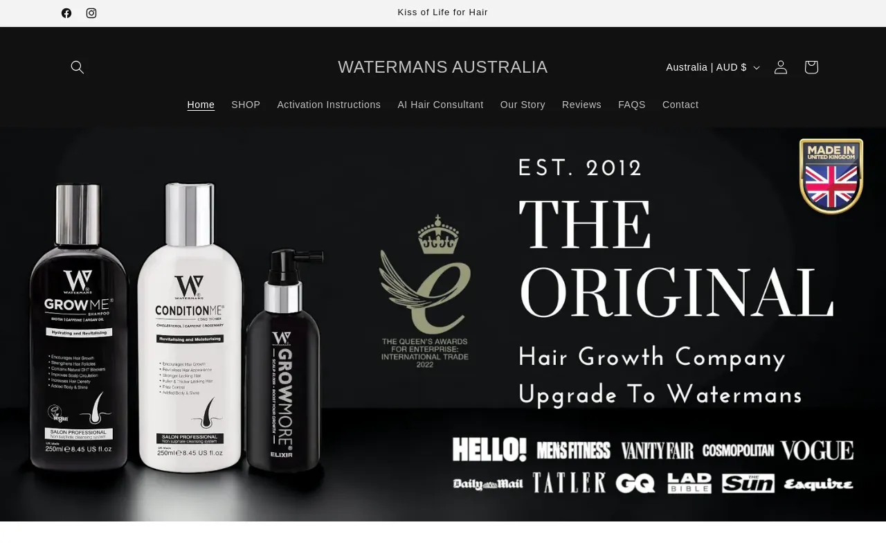 WATERMANS AUSTRALIA screenshot