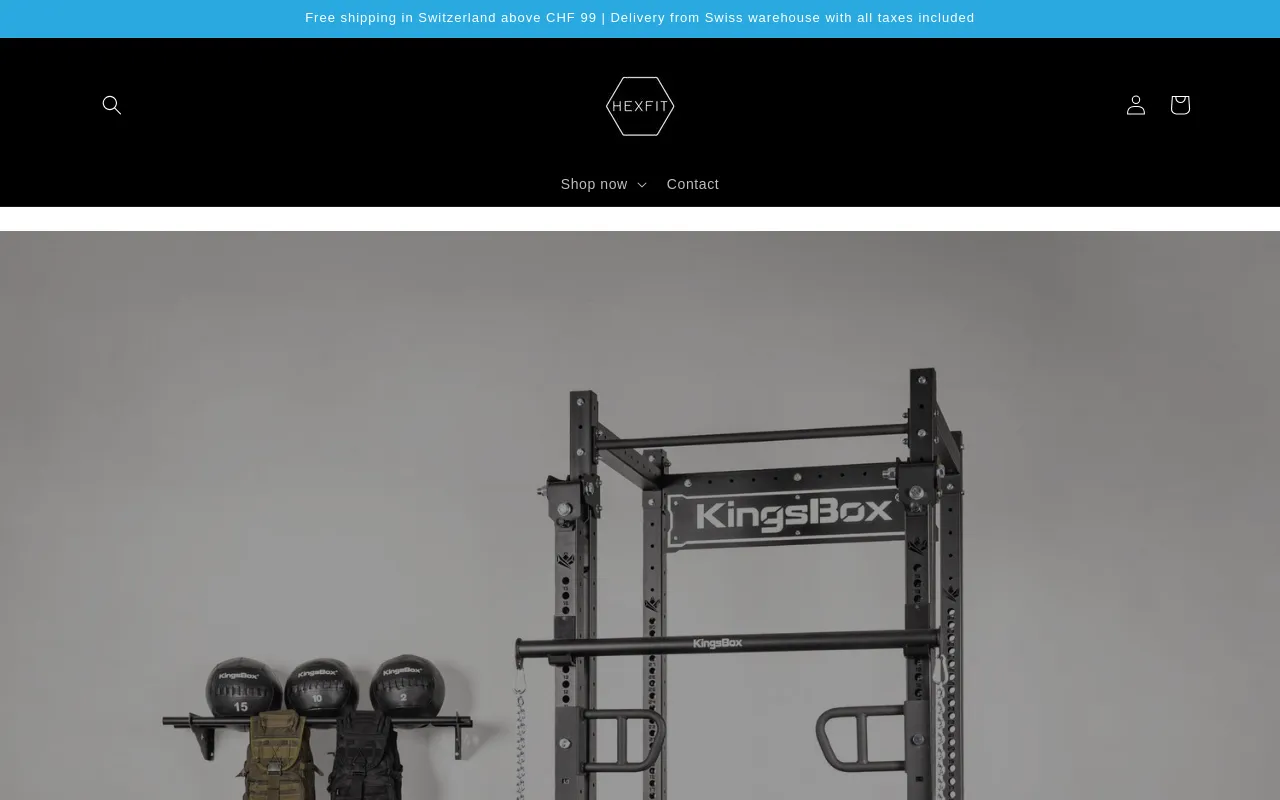 hexfit.ch screenshot