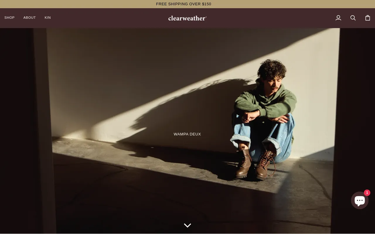 Clearweather Brand screenshot