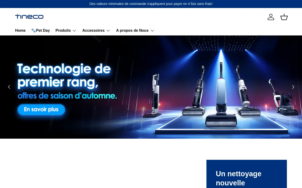 Tineco FR screenshot