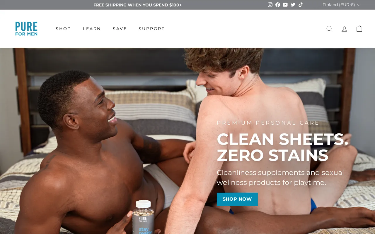 Pure for Men screenshot