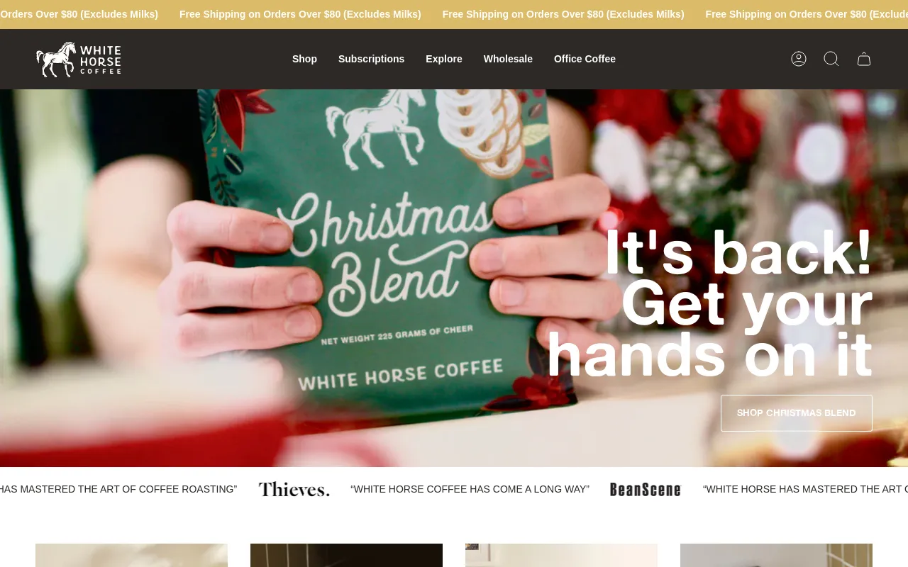 White Horse Coffee screenshot