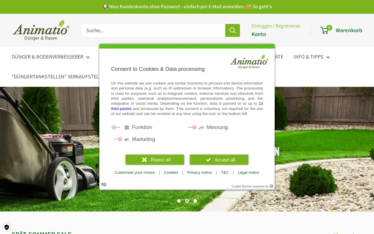 Animatio website screenshot