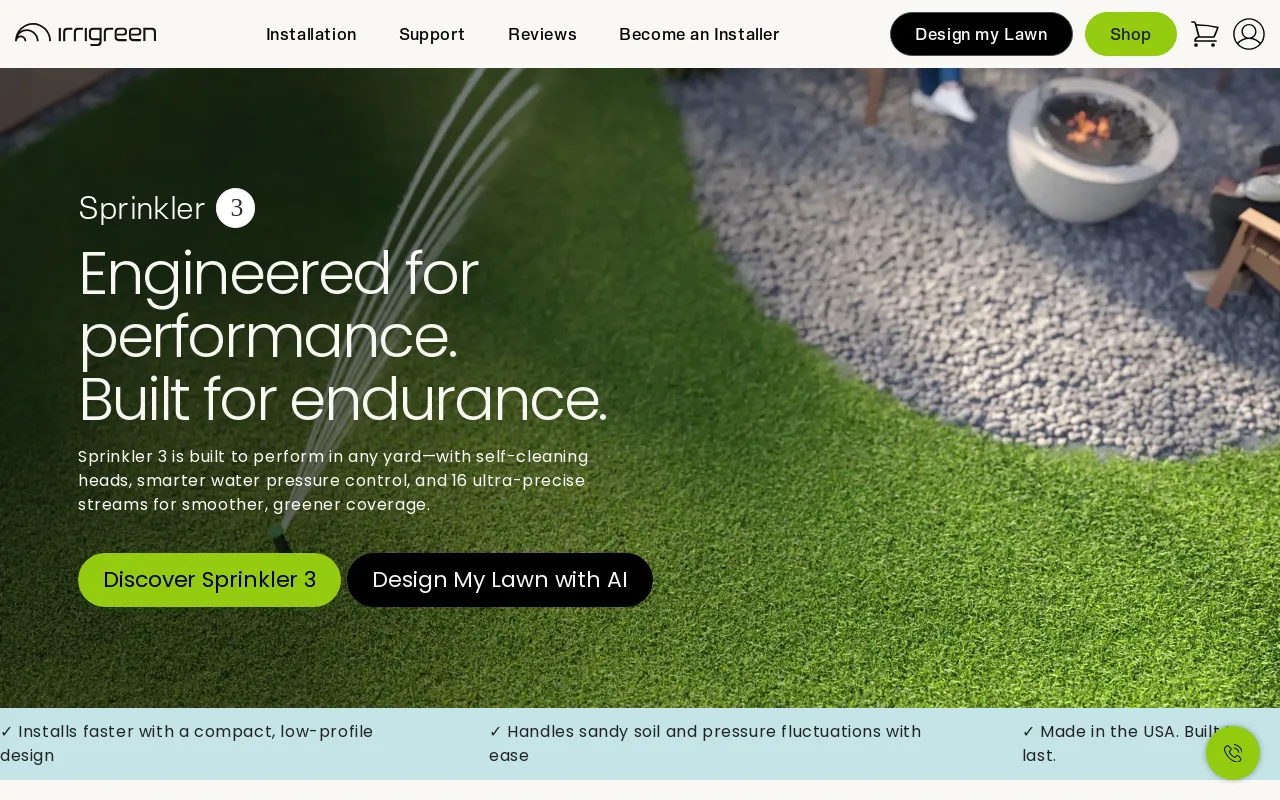 Irrigreen screenshot
