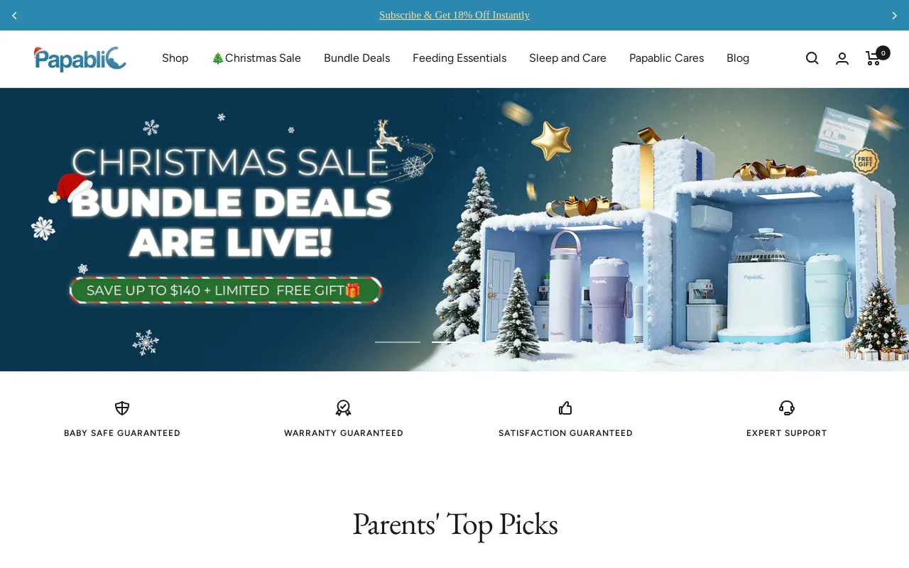 Papablic INC. screenshot