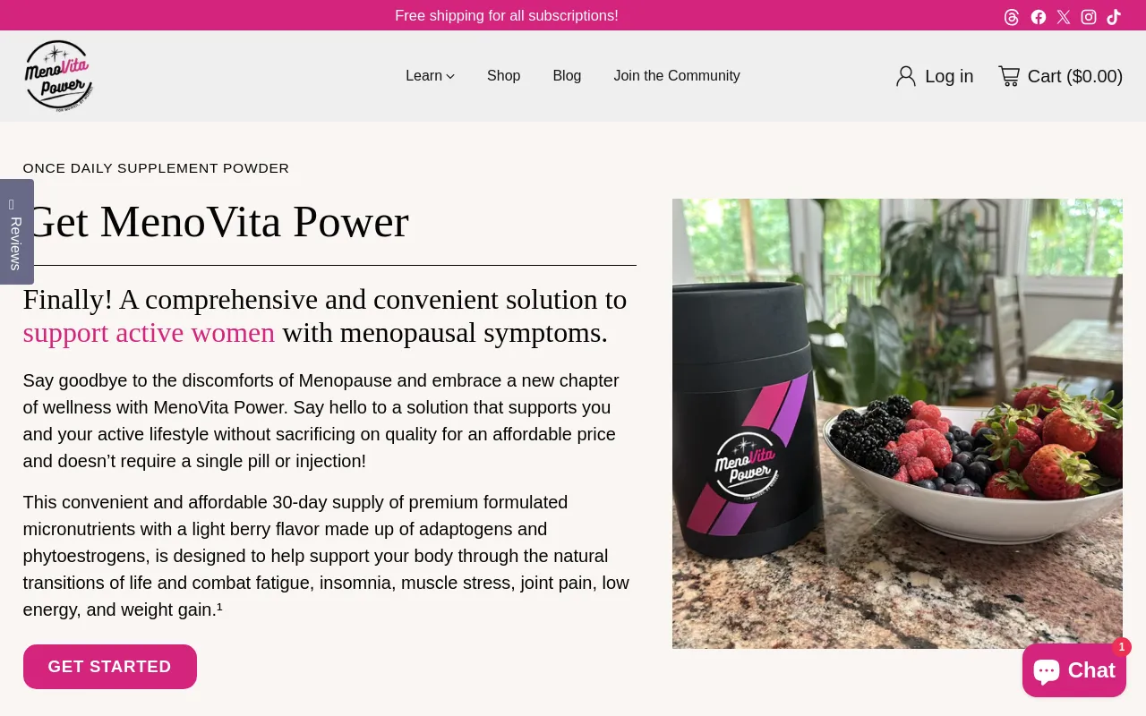 MenoVita Power screenshot