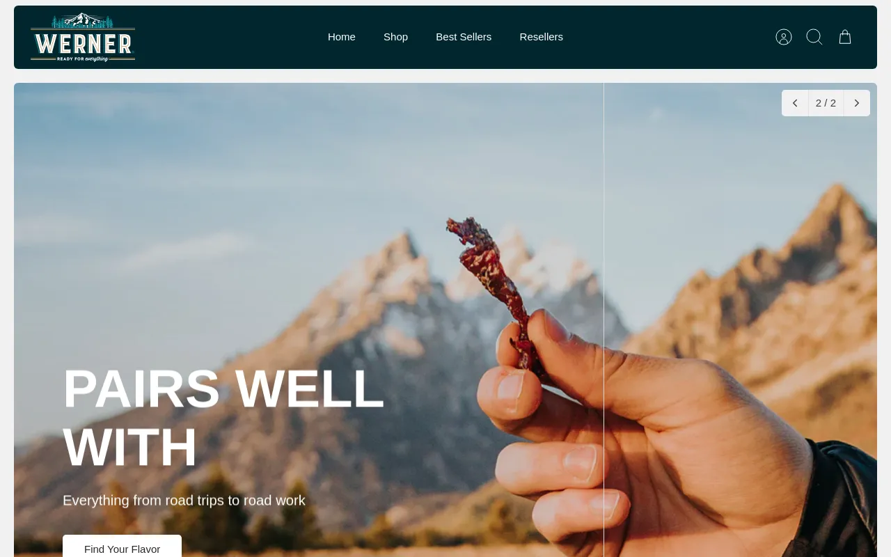 Werner Gourmet Meat Snacks screenshot