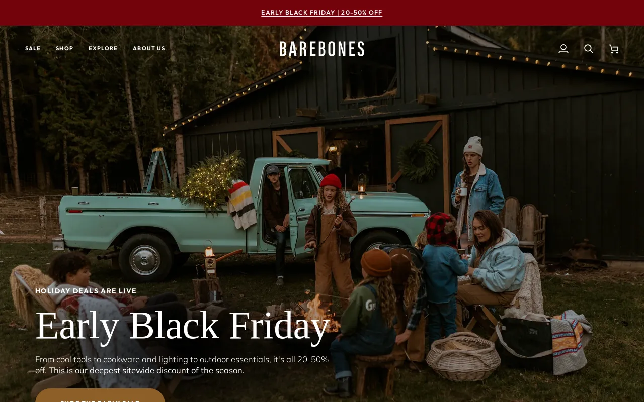 Barebones screenshot