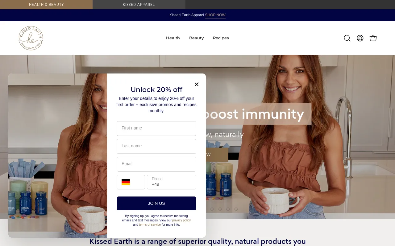 Kissed Earth screenshot