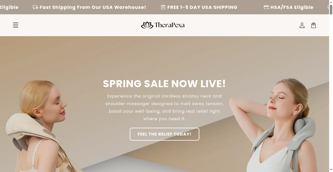 therapexa.com screenshot