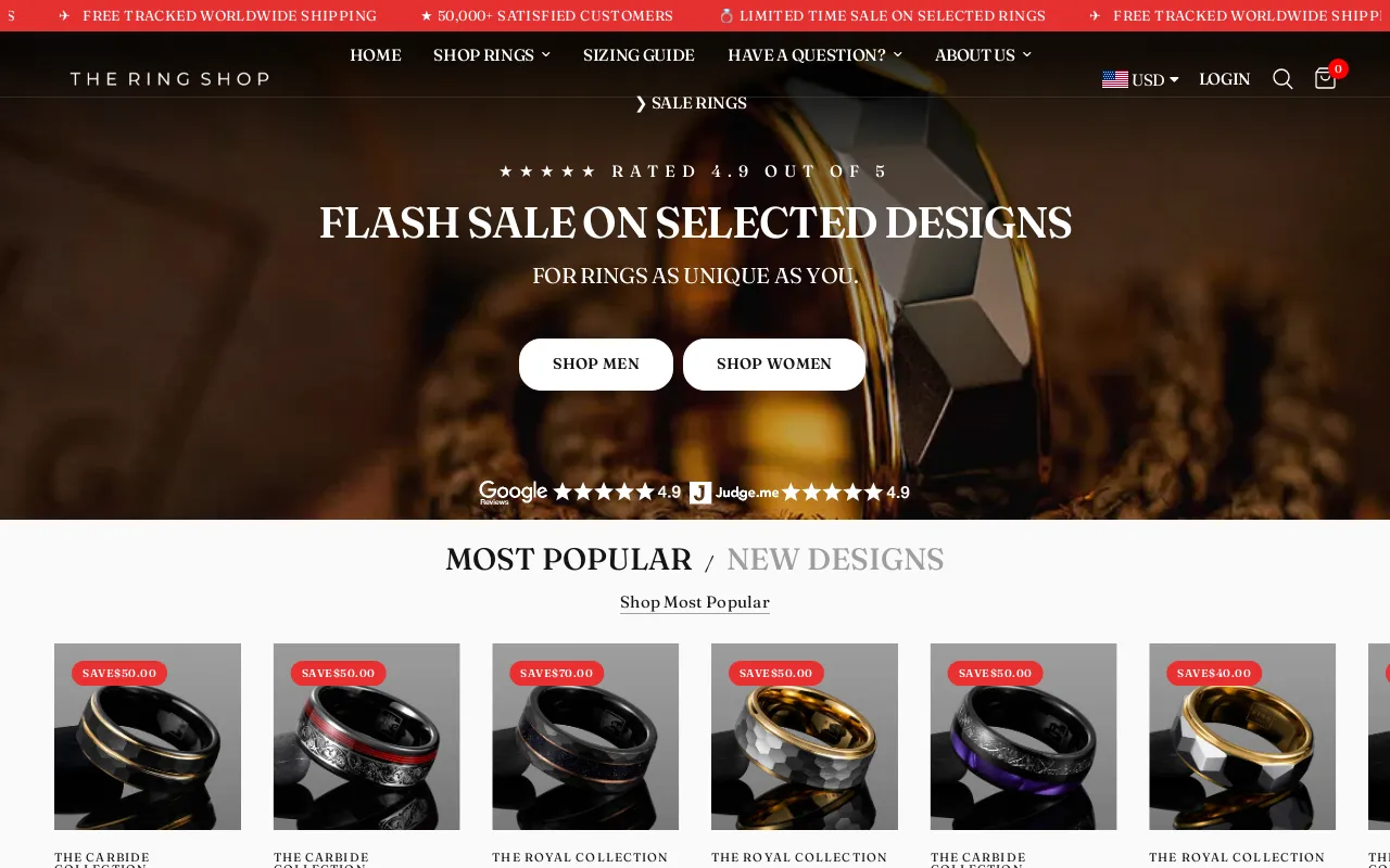 The Ring Shop screenshot