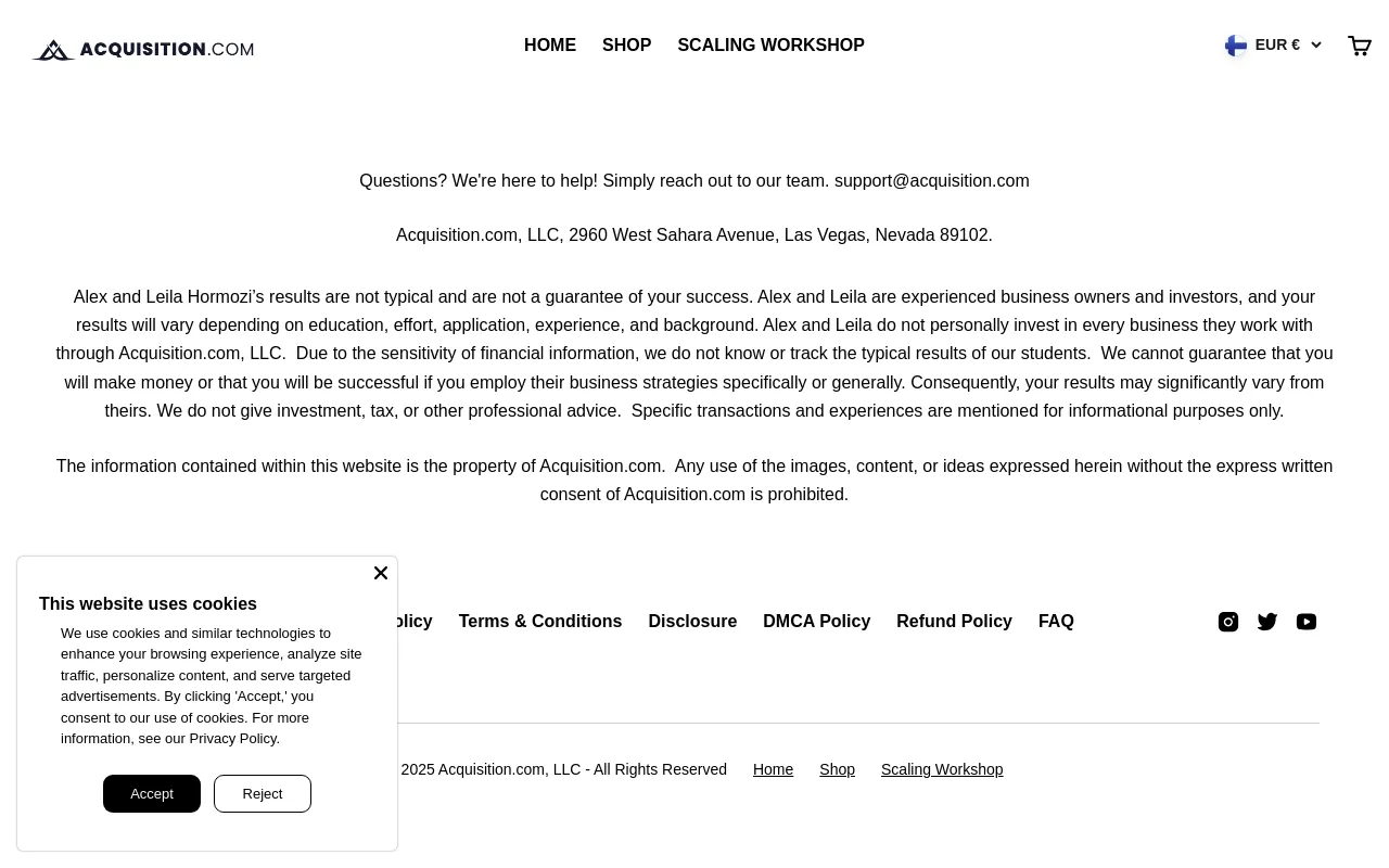 Acquisition.com screenshot