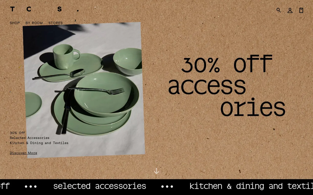 The Conran Shop website screenshot