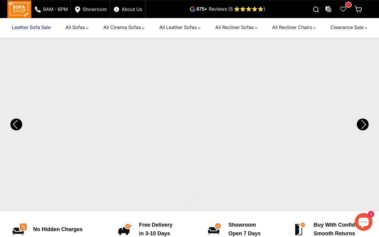 The Sofa Shop Inc. screenshot