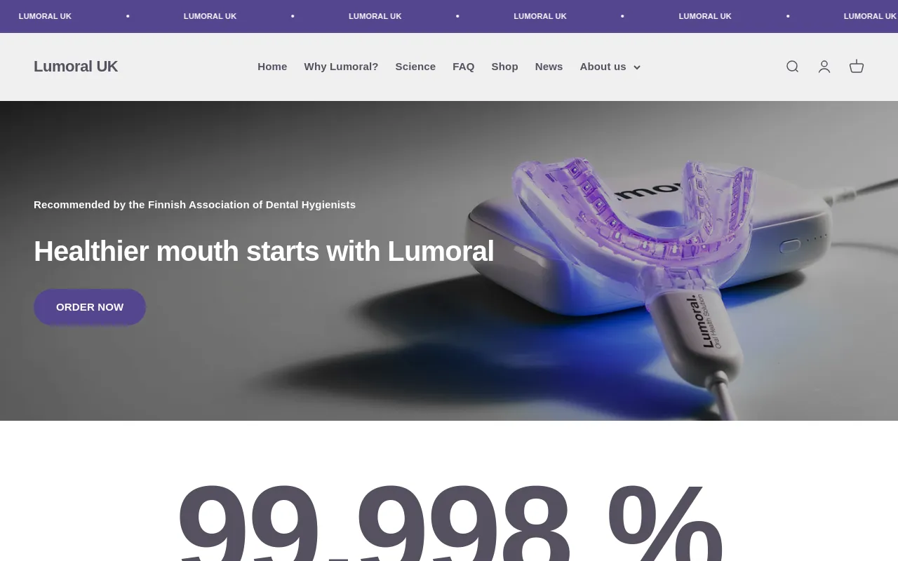 Stomio Ltd t/a Lumoral UK screenshot