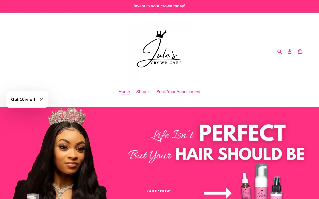 Jule's Crown Care screenshot