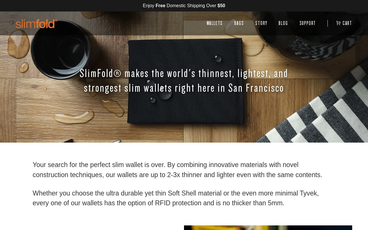 SlimFold Wallet screenshot