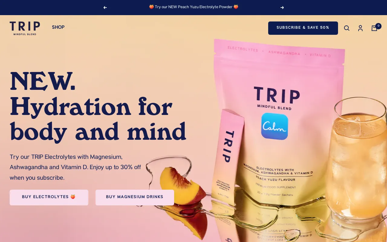 TRIP Drinks screenshot