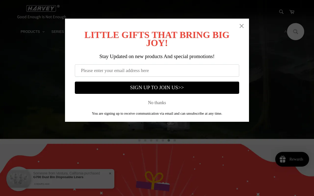 Harvey Woodworking screenshot