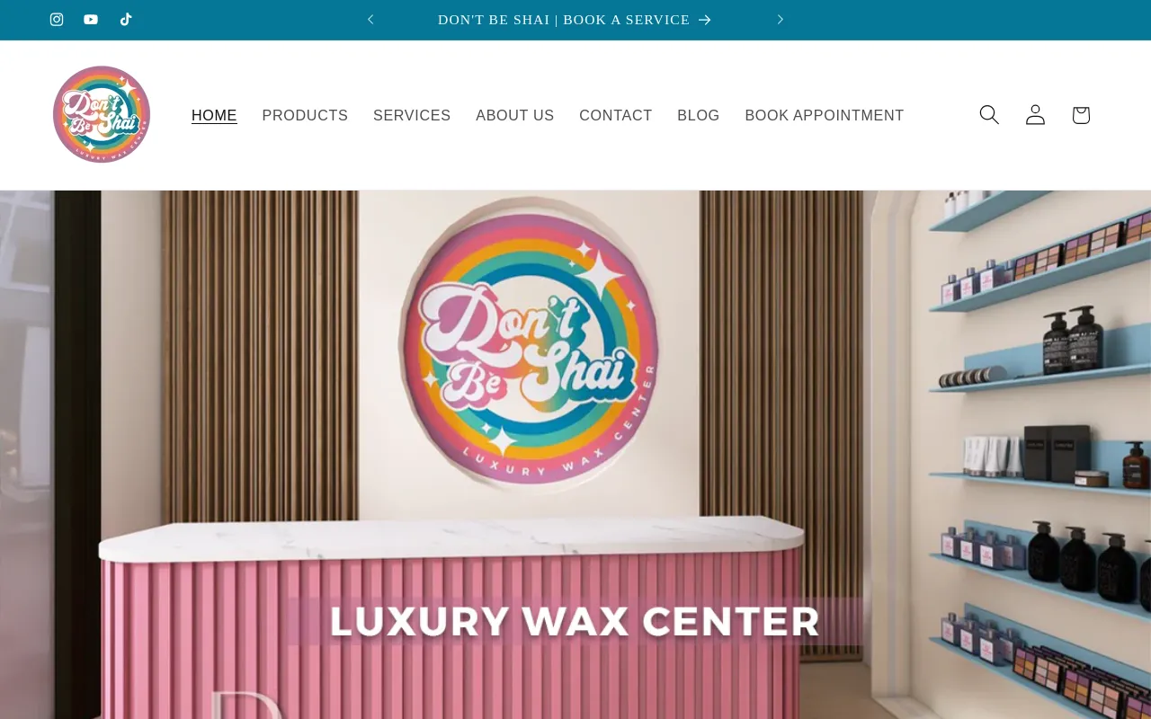 Dont Be Shai Luxury Wax Center screenshot